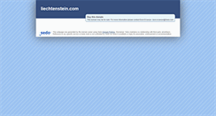 Desktop Screenshot of liechtenstein.com